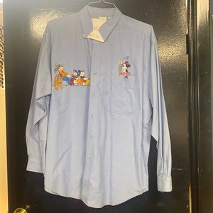 Disney brand button down dress shirt